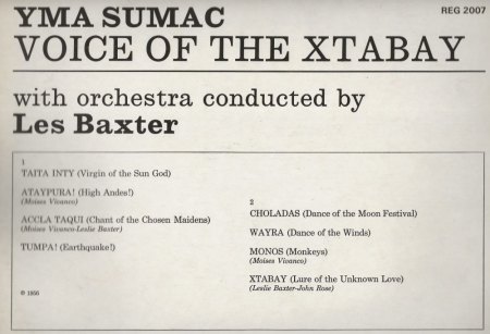YMA SUMAC, das Stimmwunder auf Schallplatte