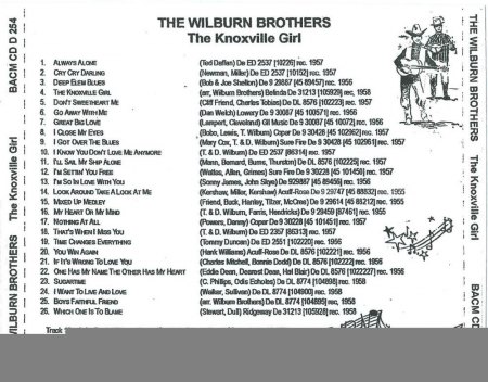 WILBURN BROTHERS