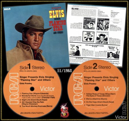 ELVIS PRESLEY RCA VICTOR LP PRS-279