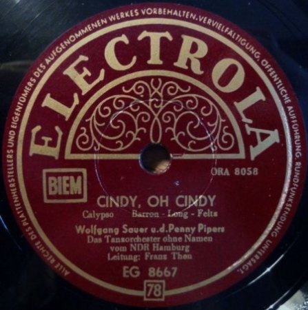 CINDY, OH CINDY - Original und Coverversion
