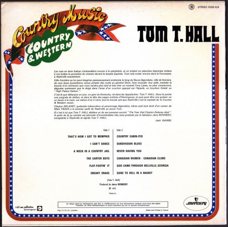TOM T. HALL  (1936 - 2021)