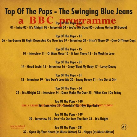 SWINGING BLUE JEANS