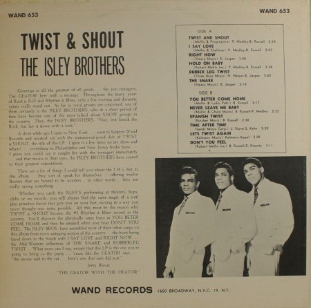 ISLEY BROTHERS THE - LP RCA - SHOUT !