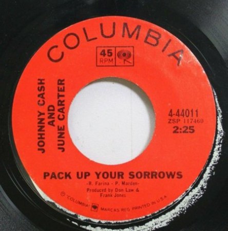 JOHNNY CASH - 45 RPM Singles