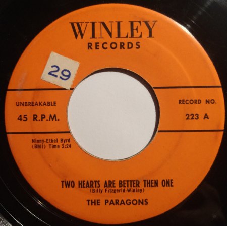 THE PARAGONS - Doo-Wop