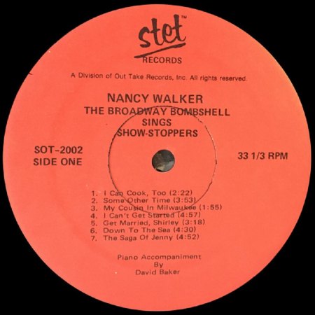 NANCY WALKER