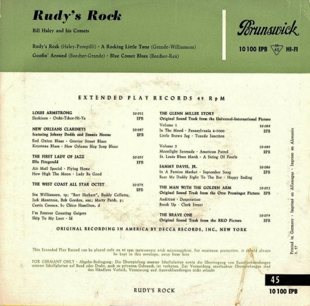BILL HALEY - BRUNSWICK RECORDS (EPs)