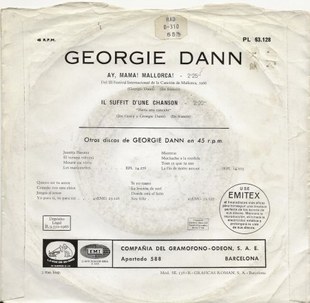 GEORGIE DANN  (1940 - 2021)