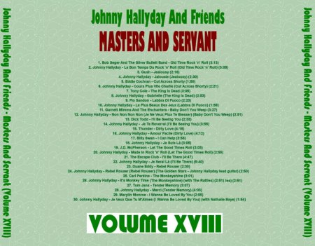 JOHNNY HALLYDAY And Friends – Masters And Servant