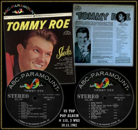 TOMMY ROE LP ABC-PARAMOUNT ABCS-432