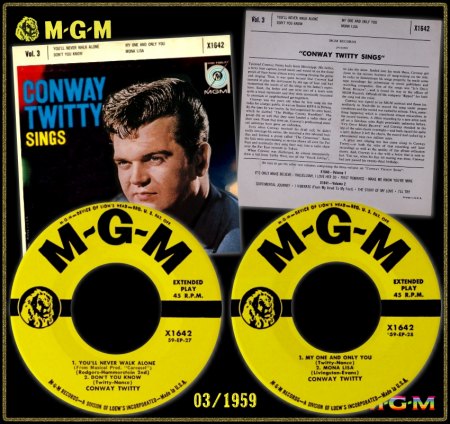 CONWAY TWITTY MGM EP X1642