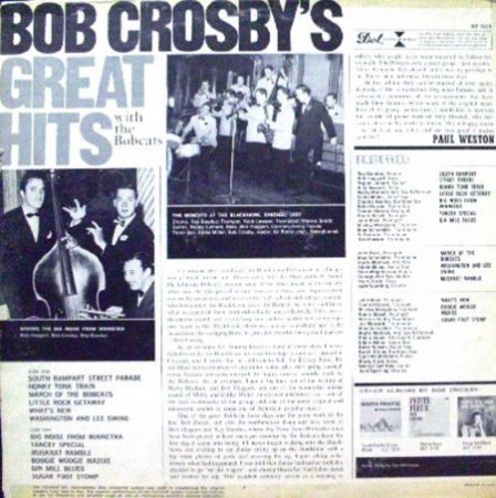 Bob CROSBY And The Bob Cats