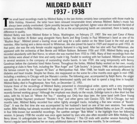MILDRED BAILEY