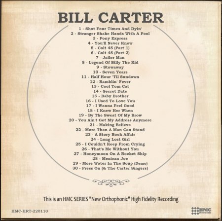 BILL CARTER