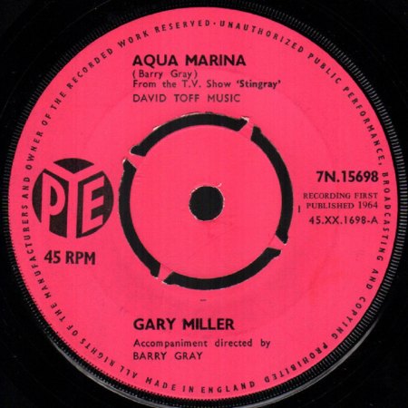 GARY MILLER, der britische Schlager-Star