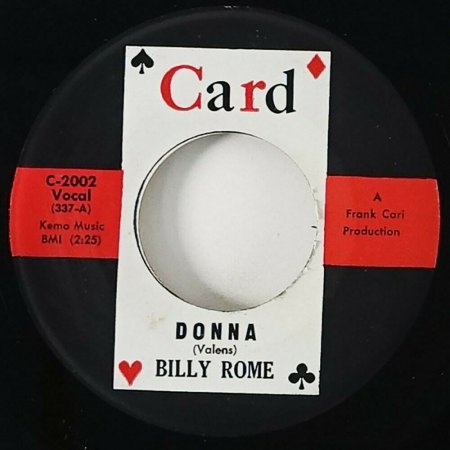 BILLY ROME