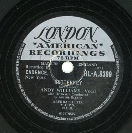 Andy Williams - 78 RPM