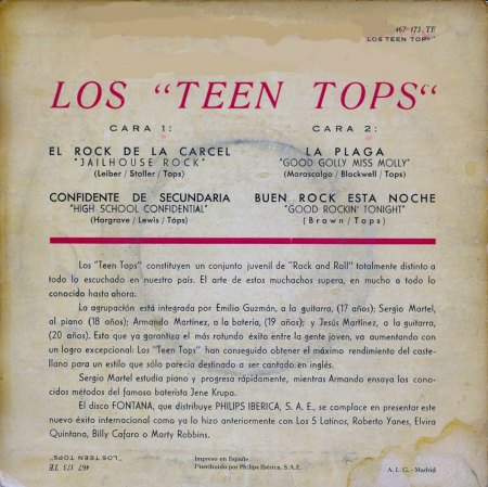 Enrique Guzmán / Los TEEN TOPS