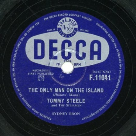 TOMMY STEELE - Schellacks Around The World
