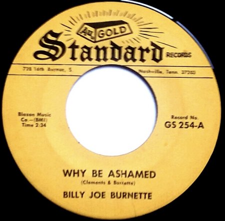 BILLY JOE BURNETTE (BILLY BARNETTE)