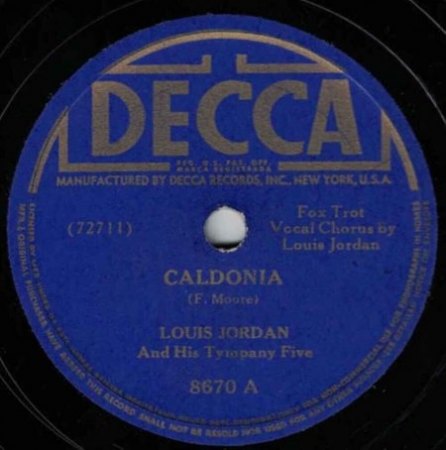 LOUIS JORDAN - Caldonia