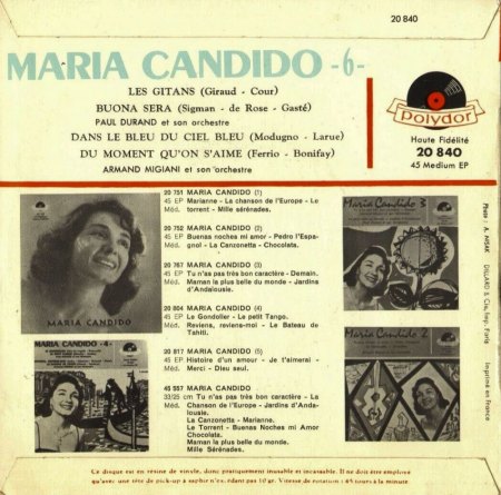 MARIA CANDIDO