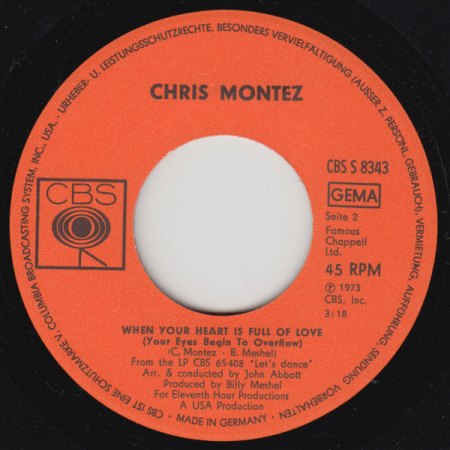 Chris Montez - kleine Bio etc.