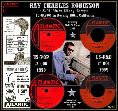 RAY CHARLES - HOT 100 VON 1959