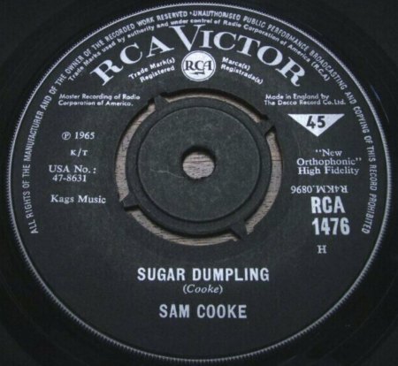 Sam Cooke - UK RCA Single
