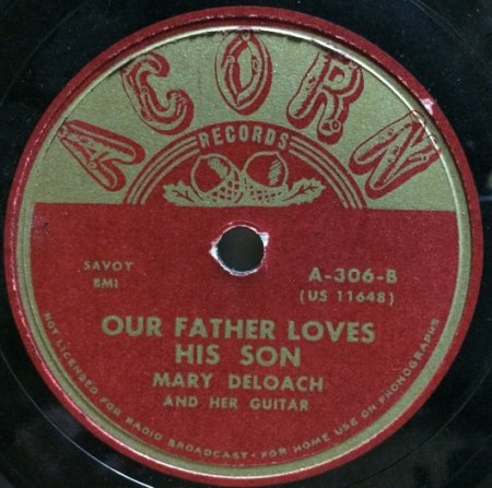 MARYLYN SCOTT (R&B) - MARY DELOATCH (Gospel)