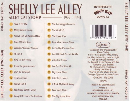 SHELLY LEE ALLEY & his ALLEY CATS