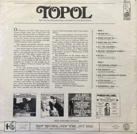 TOPOL (9.9.1935-8.3.2023)