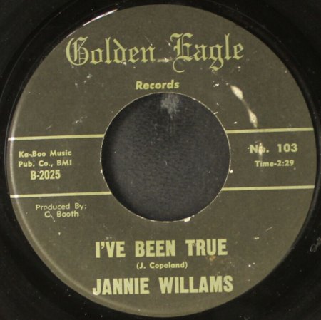JANNIE WILLAMS - JEANETTE WILLIAMS