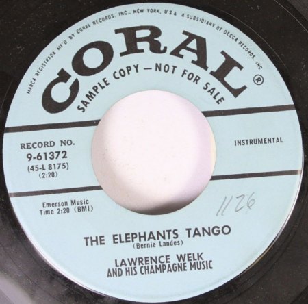THE ELEPHANTS TANGO