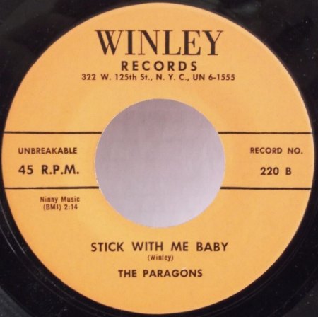 THE PARAGONS - Doo-Wop