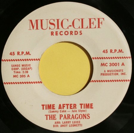 THE PARAGONS - Doo-Wop