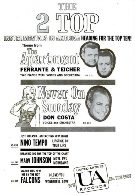 Ferrante &amp; Teicher - Don Costa - UA records - 1960-09-12.png