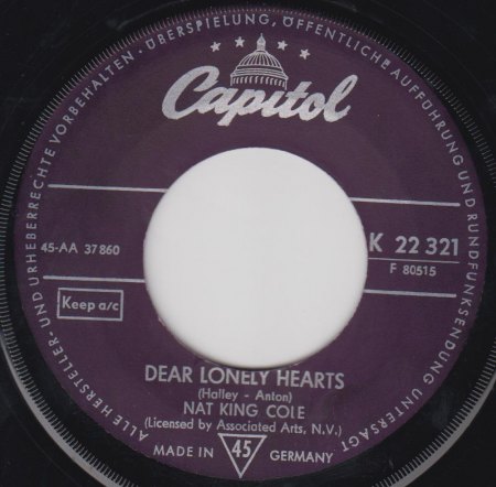 NAT KING COLE - Dear Lonely Hearts - B.jpg