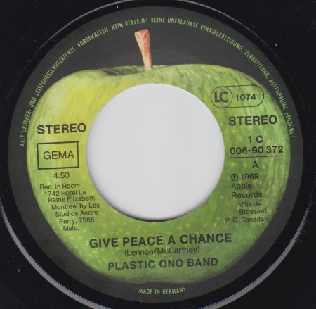 PLASTIC ONO BAND - Give peace a chance - A 2.jpg