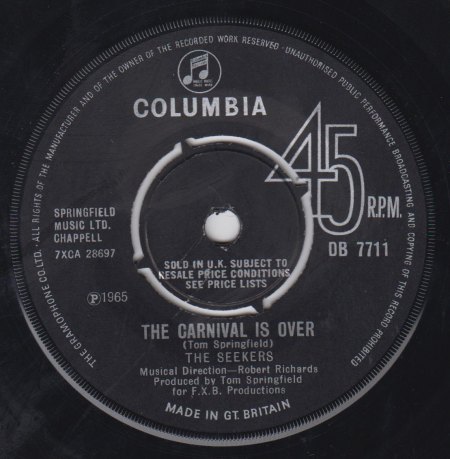 THE SEEKERS - The Carnival is over -A-.jpg