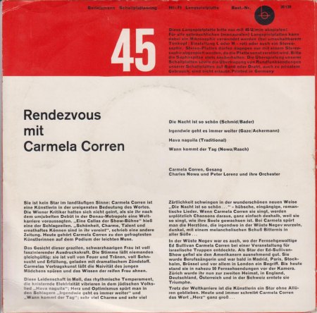 CARMELA CORREN-EP - Rendezvous mit... - CV RS -.jpg