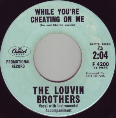 LOUVIN BROS. - While you're cheating on me -B-.jpg