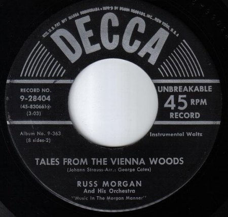 Morgan,Russ01Tales from the Vienna Woods Decca 9-28404.jpg