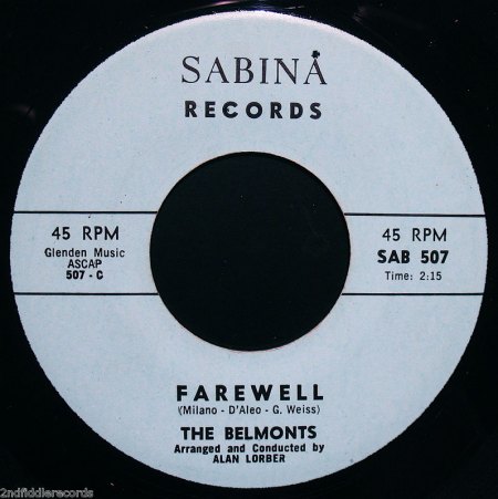 THE BELMONTS - Farewell -A-.jpg