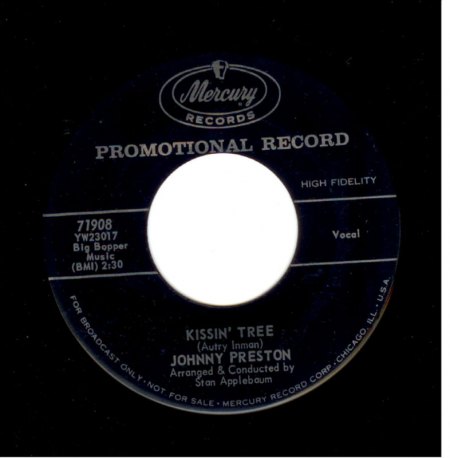 JOHNNY PRESTON - Kissin- Tree -B2-.jpg