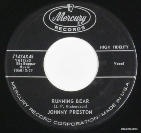 JOHNNY PRESTON - Running Bear -A3-.jpg