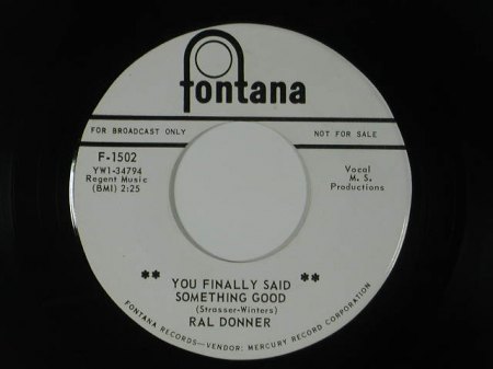 RAL DONNER - You finally said something good -A4- Promo.jpg