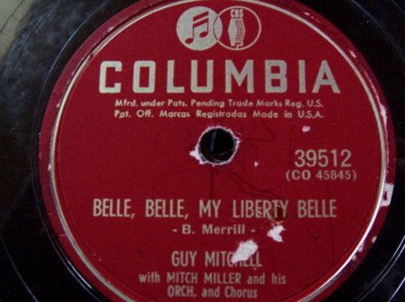 GUY MITCHELL - Belle, Belle, My Liberty Belle -B1-.jpg