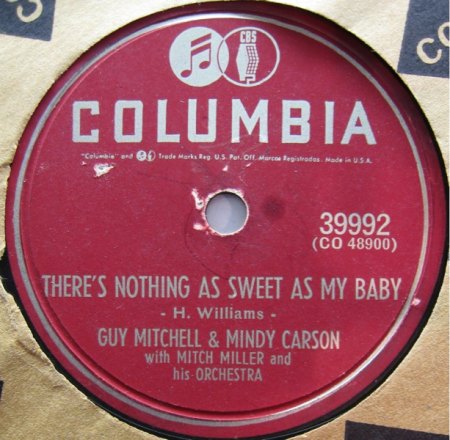 GUY MITCHELL - There's nothing as sweet as my Baby -B2-.jpg