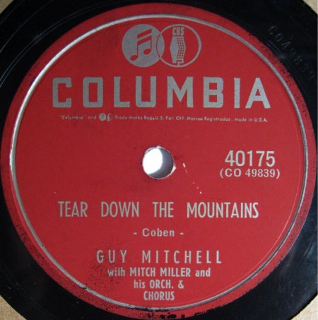 GUY MITCHELL - Tear Down the Mountains -A4-.jpg